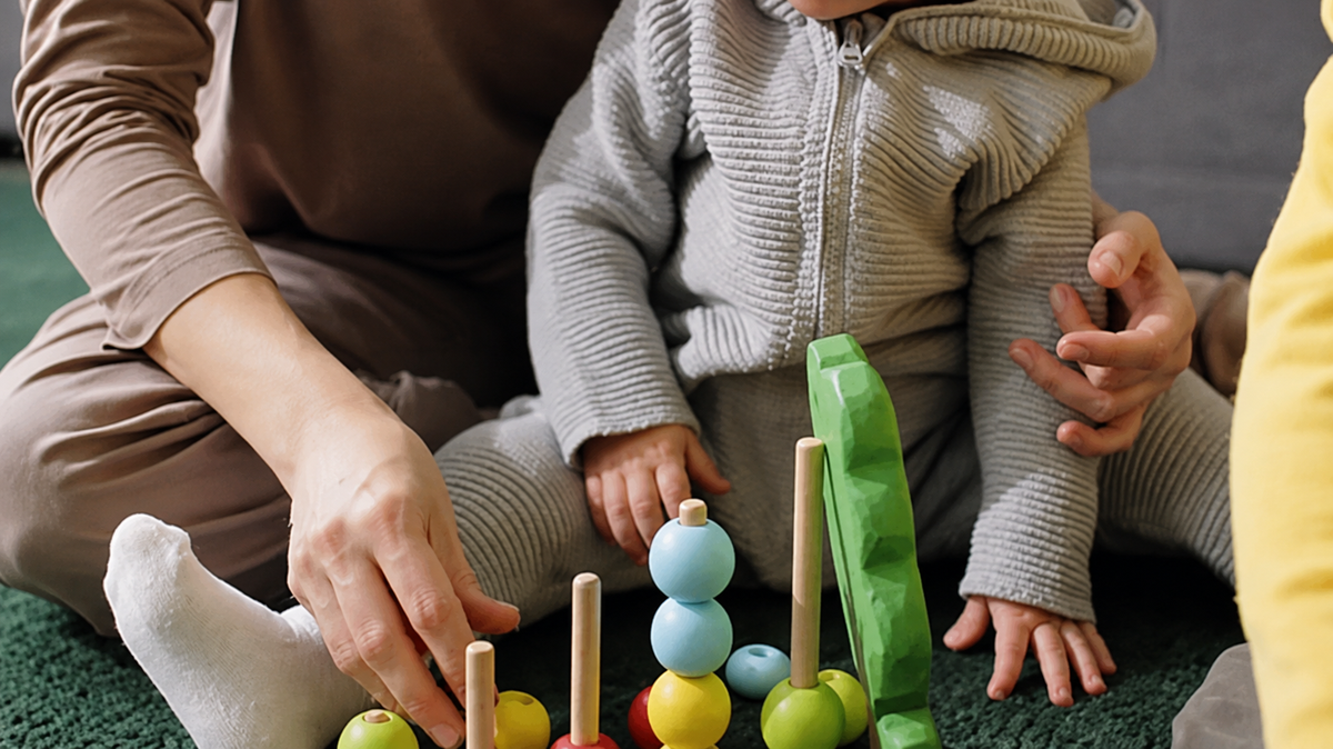 Early Learning Through Repetition, Reach, Grasp, and Stack