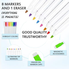 Magnetic Dry Erase Calendar Whiteboard for Home & Kids