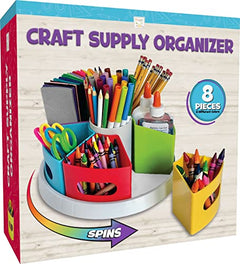 Rotating Art Supply Organizer for Kids & Classrooms