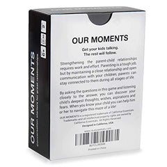 Family Conversation Starter Card Game with 100 Questions