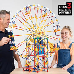 K'NEX 3-in-1 Motorized Amusement Park Building Set Ages 9+
