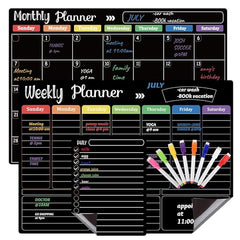Magnetic Dry Erase Calendar Whiteboard for Home & Kids