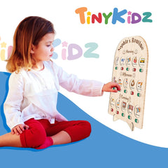 Personalized Wooden Daily Routine Chart for Toddlers