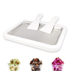 Kids Instant Ice Cream Maker Set with 2 Spatulas