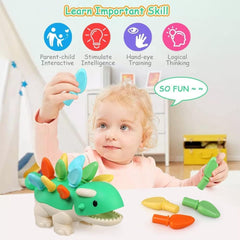 Montessori Dinosaur Fine Motor Learning Toy for Toddlers