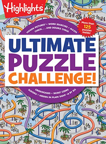 Kids Brain Games & Logic Puzzle Activity Book Ages 6–12