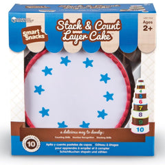 Stack & Count Layer Cake Learning Toy for Toddlers