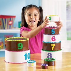 Stack & Count Layer Cake Learning Toy for Toddlers