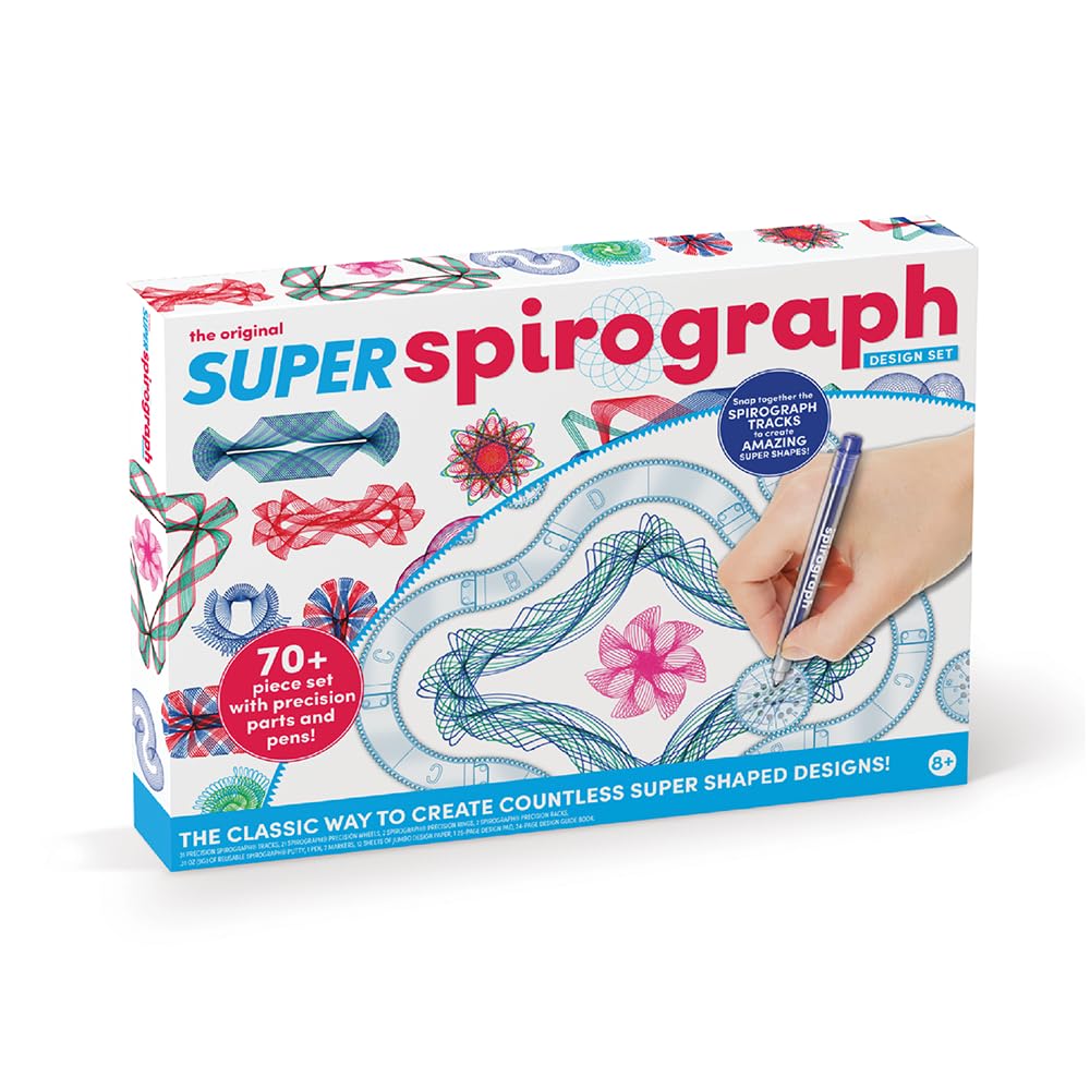 Spirograph Spiral Art Drawing & Design Kit Ages 8+