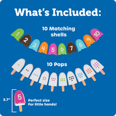 Number Pops Sorting & Fine Motor Math Learning Toy