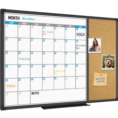 Magnetic Monthly Calendar Whiteboard 36 x 24 Inches