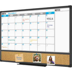 Magnetic Monthly Calendar Whiteboard 36 x 24 Inches