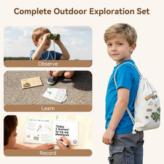 Kids Outdoor Explorer STEM Kit with Binoculars Ages 4–8