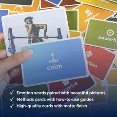 Emotions & Feelings Picture Cards for Kids, 68-Card Set