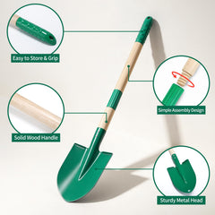 Toddler Gardening Tool Set with Wheelbarrow for Outdoor Play