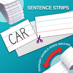 Ruled Sentence Strips for Classroom Writing Practice