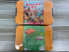 Glow-in-the-Dark Sensory Sand Bin Activity Kit for Kids