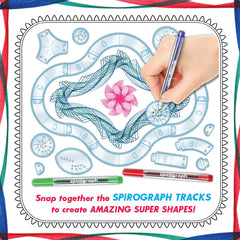 Spirograph Spiral Art Drawing & Design Kit Ages 8+