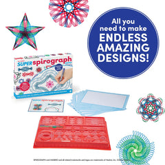 Spirograph Spiral Art Drawing & Design Kit Ages 8+