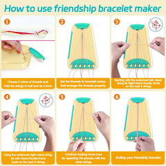 Kids Friendship Bracelet & Jewelry Craft Kit Ages 6–12