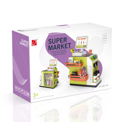 Kids Pretend Play Cash Register & Money Learning Set