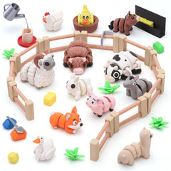 24-Piece 3D Animal Fidget Easter Egg Set for Kids