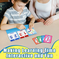 Kids Telling Time Flip Chart with Analog & Digital Clock