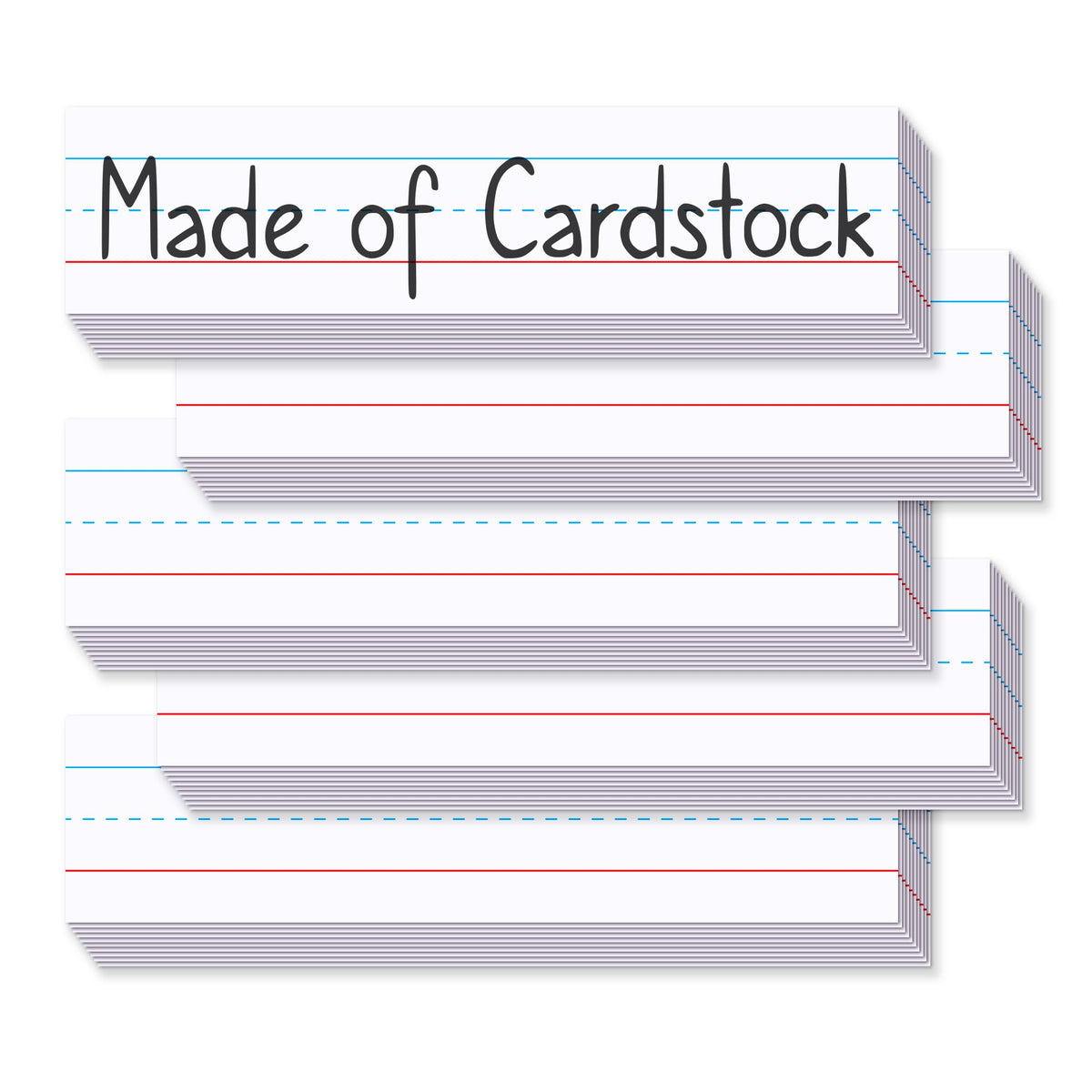 Ruled Sentence Strips for Classroom Writing Practice