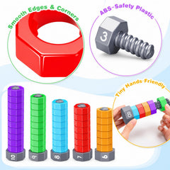 Montessori Counting & Stacking Sensory Toy Ages 1–5