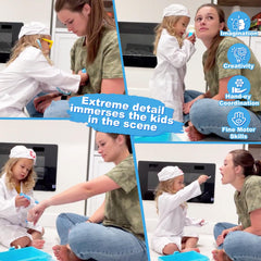 Kids Doctor Pretend Play Medical Kit for Ages 3–5