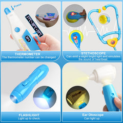 Kids Doctor Pretend Play Medical Kit for Ages 3–5