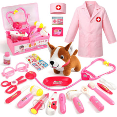 Kids Doctor Pretend Play Medical Kit for Ages 3–5