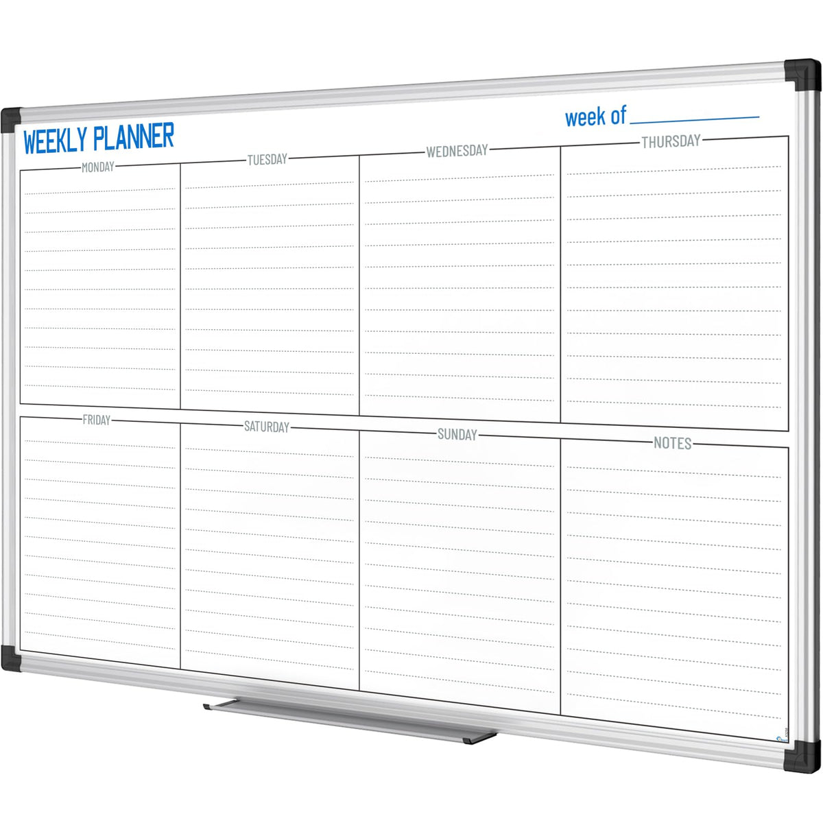 Magnetic Monthly Calendar Whiteboard 36 x 24 Inches