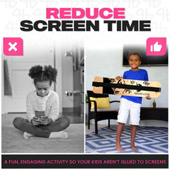 Kids Wooden Balance & Wobble Board for Coordination