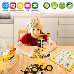 10-in-1 STEM Engineering Building Kit with 108 Pieces