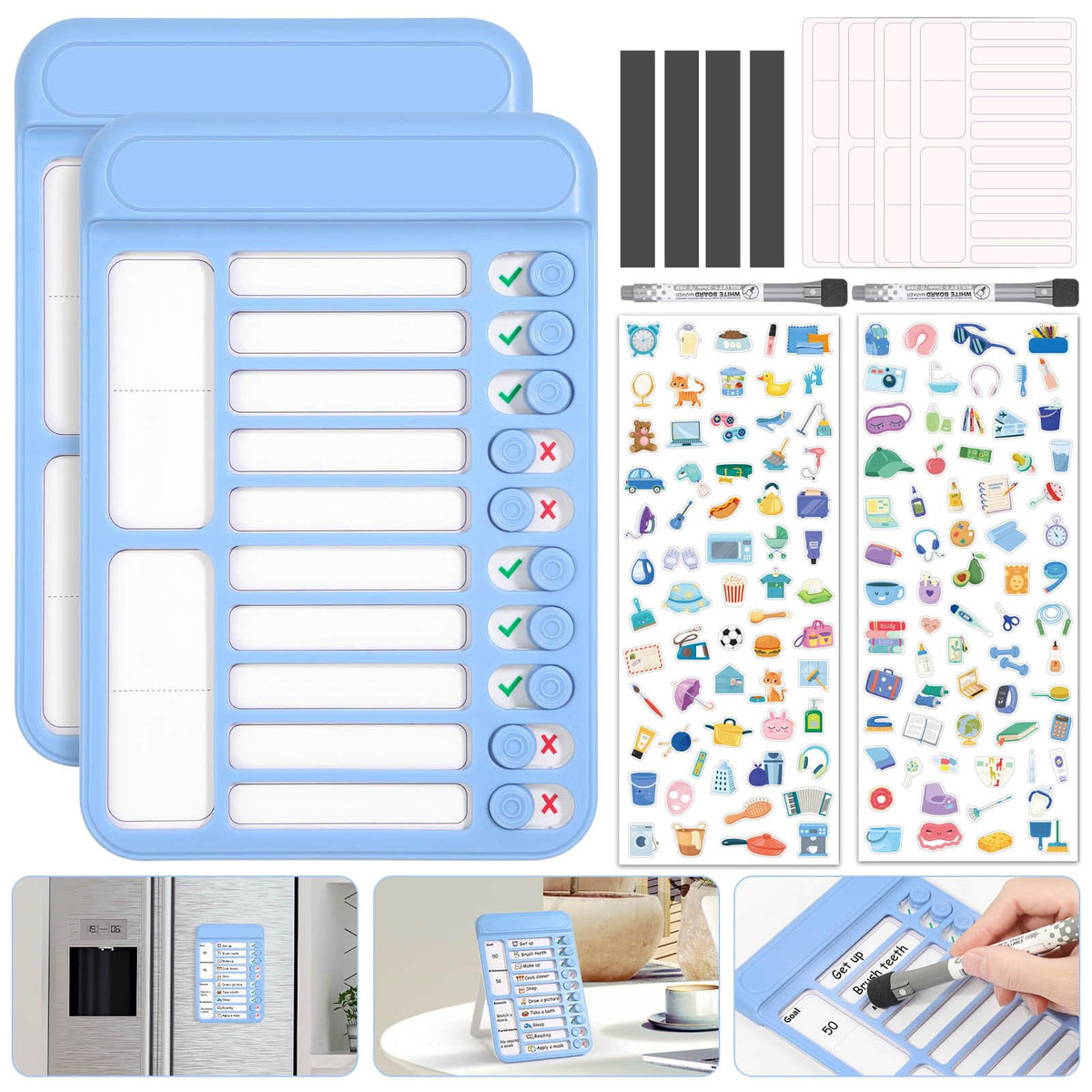 Kids Dry Erase Chore & Responsibility Chart