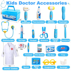 Kids Doctor Pretend Play Medical Kit for Ages 3–5