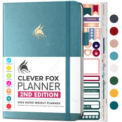Clever Fox Dated Planner 2nd Edition for Goal Setting