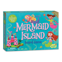 Mermaid Island Cooperative Board Game for Kids Ages 5+