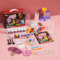 Kids STEM Science Experiment Kit with Volcano & Crystals