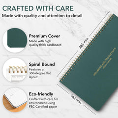 Undated Weekly Planner & Habit Tracker Desk Pad