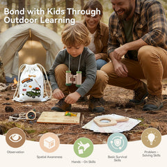 Kids Outdoor Explorer STEM Kit with Binoculars Ages 4–8