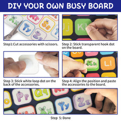 Montessori Dinosaur Busy Board for Toddlers Ages 3–5