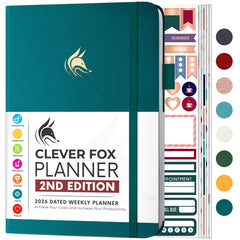 Clever Fox Dated Planner 2nd Edition for Goal Setting