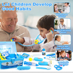 Kids Doctor Pretend Play Medical Kit for Ages 3–5