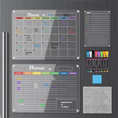 Magnetic Dry Erase Calendar Whiteboard for Home & Kids