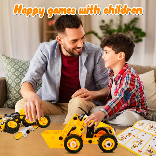 10-in-1 STEM Engineering Building Kit with 108 Pieces