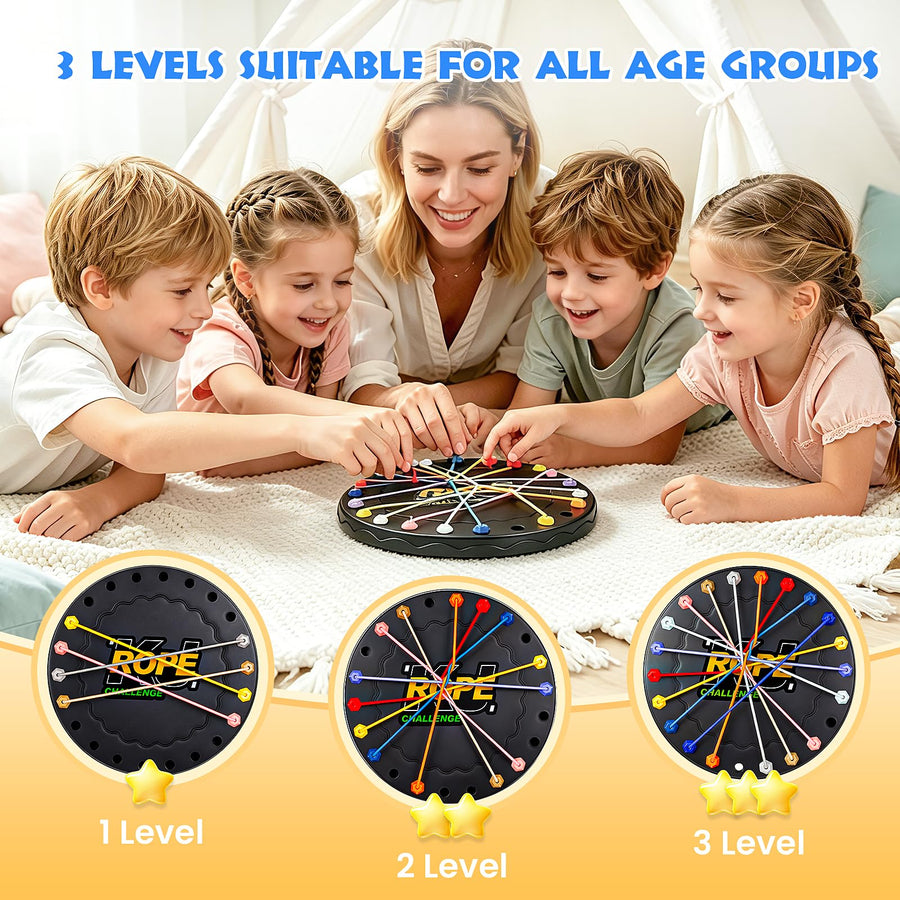 Rope Untangling Logic Puzzle & Brain Teaser for Kids