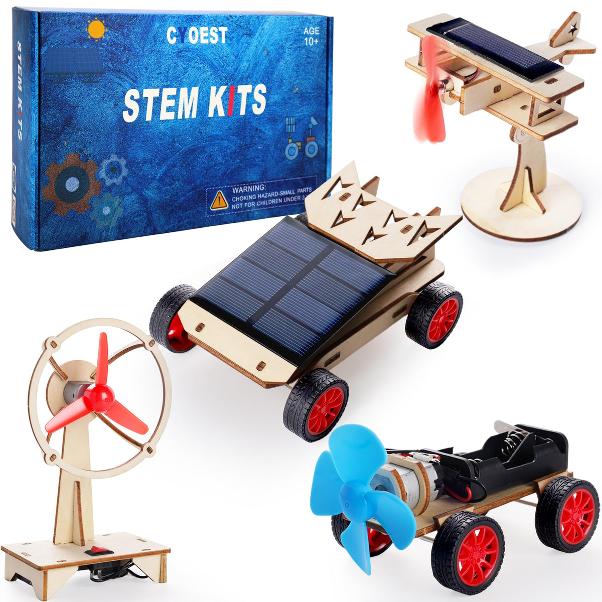 4-in-1 Solar STEM Building & Science Kit Ages 8–13