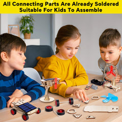 4-in-1 Solar STEM Building & Science Kit Ages 8–13